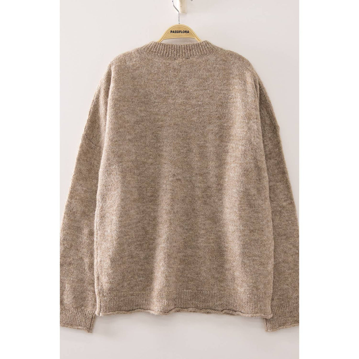 WILLA REED MALLARD DUCK SWEATER- MOCHA
