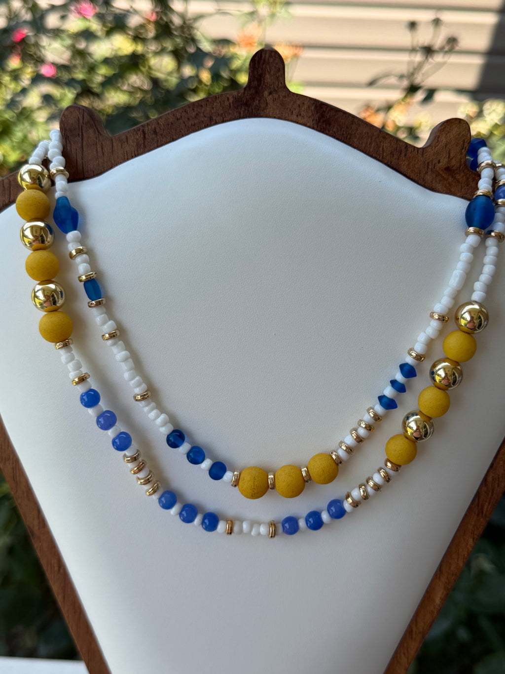 SANTORINI NECKLACE- HANDMADE COLLECTION