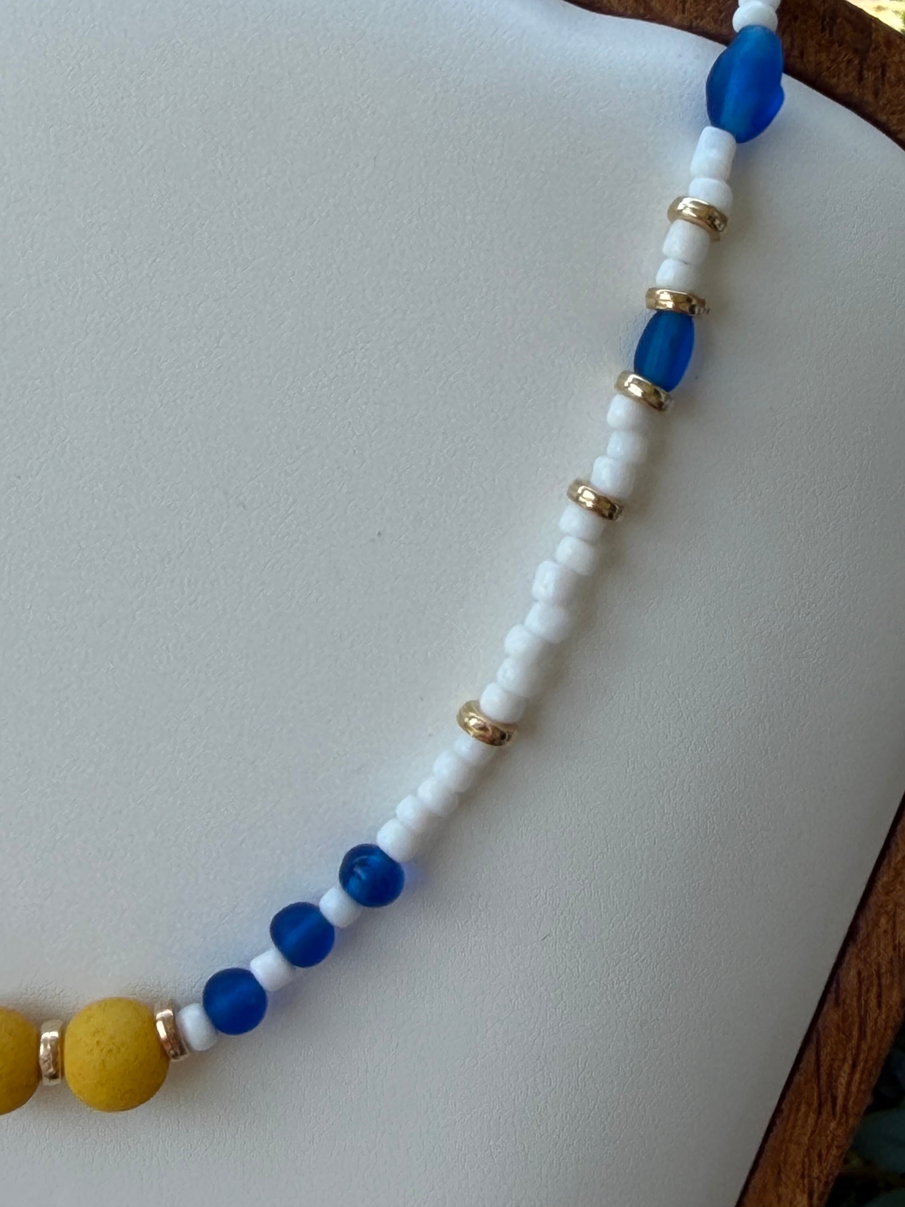 SANTORINI NECKLACE- HANDMADE COLLECTION