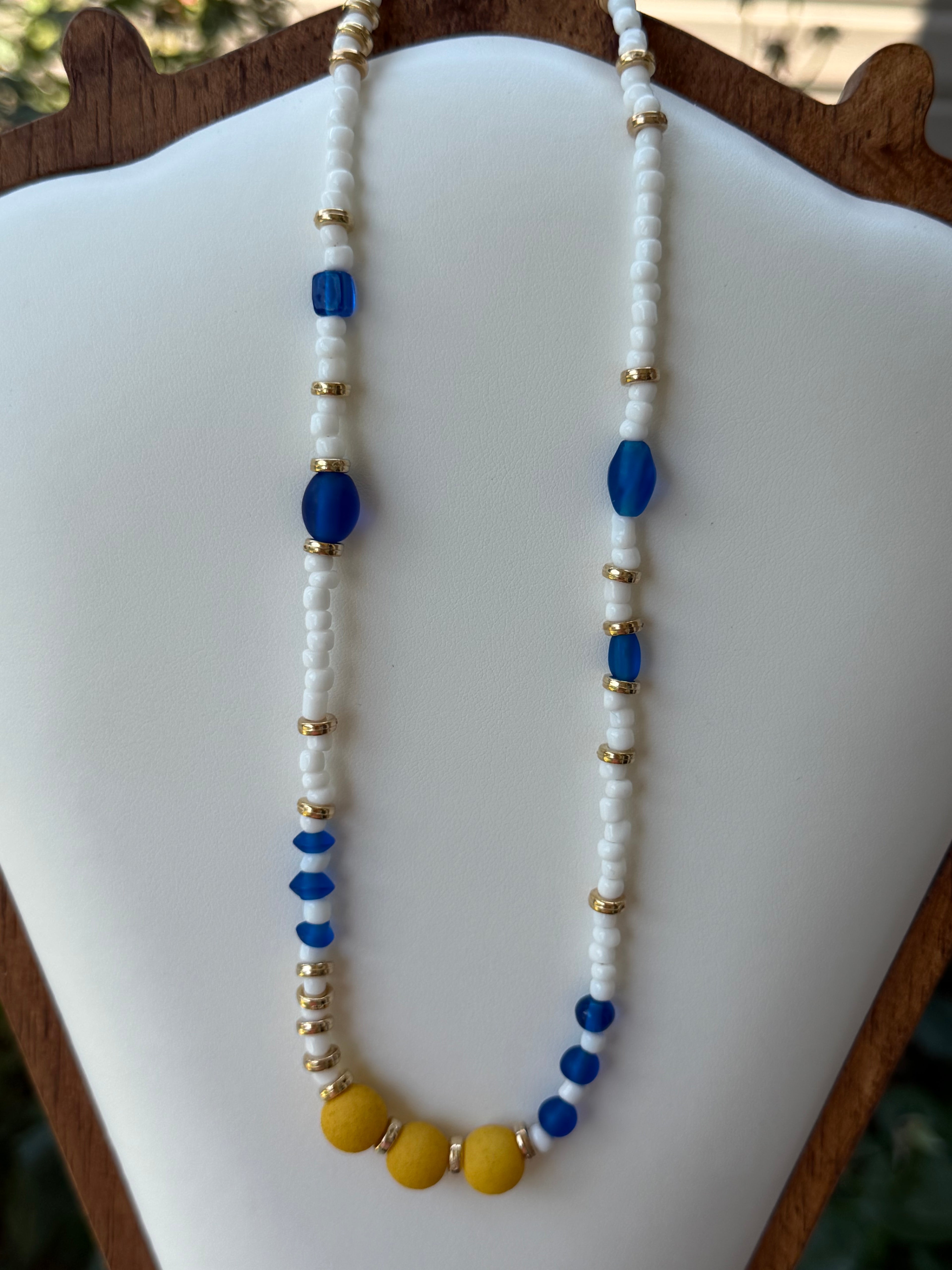 SANTORINI NECKLACE- HANDMADE COLLECTION
