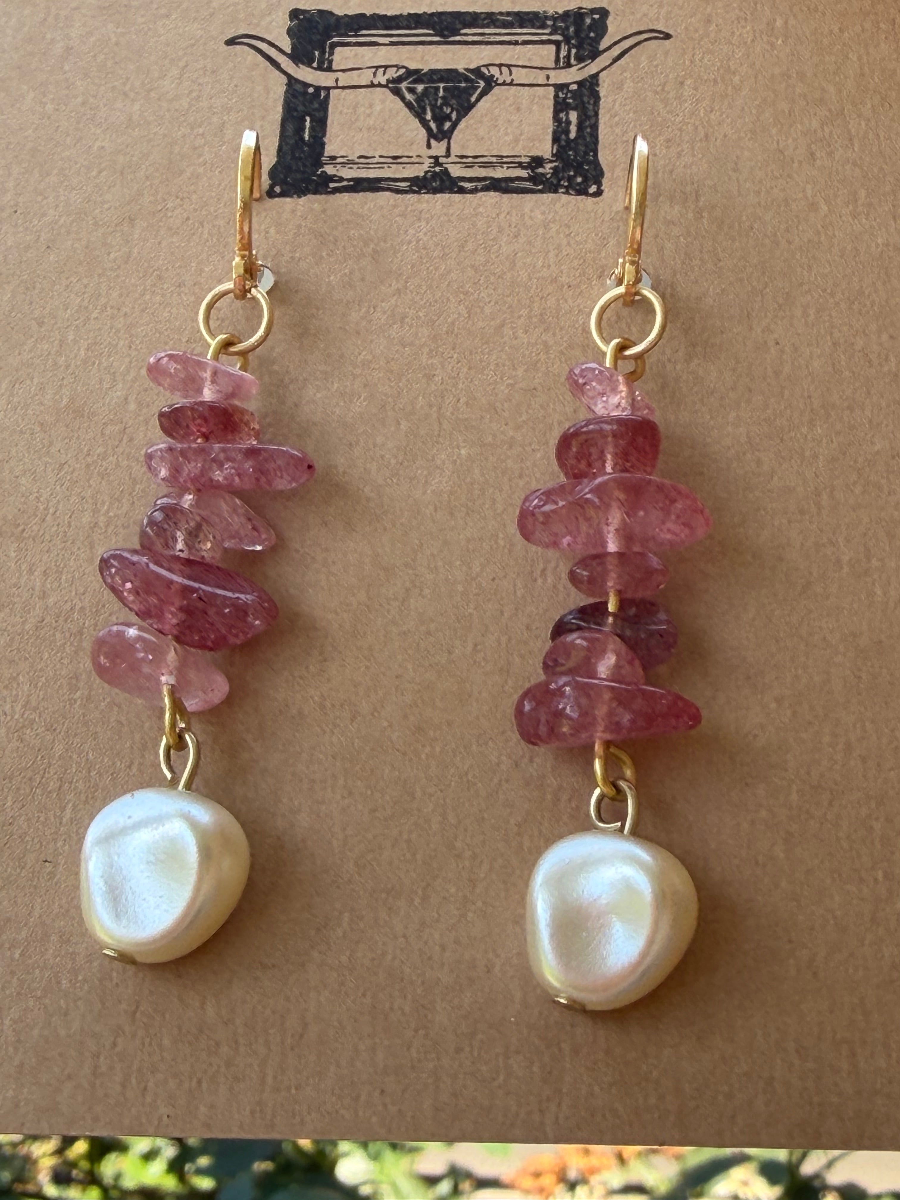 MARLEY ROSE EARRING- HANDMADE COLLECTION