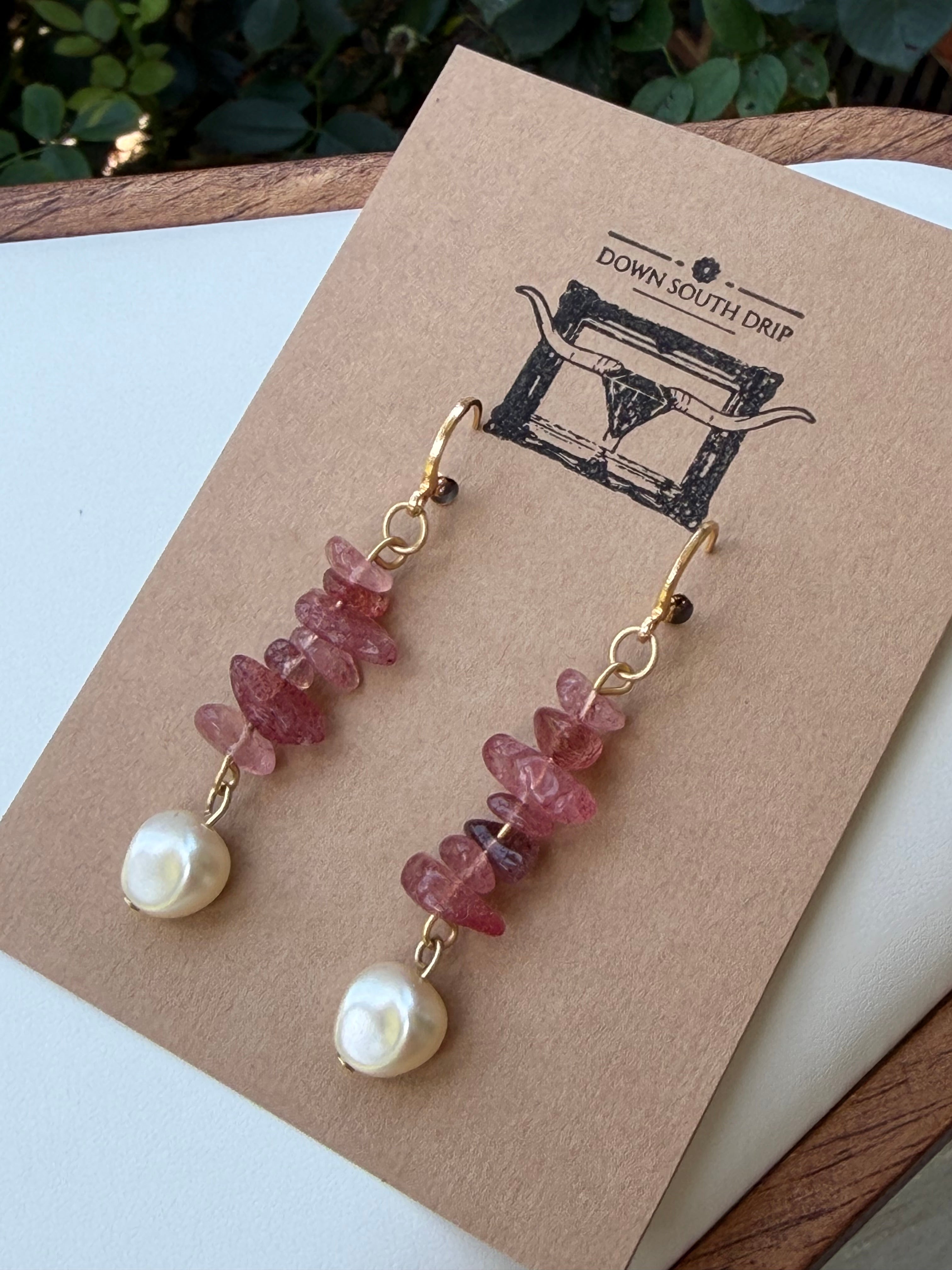 MARLEY ROSE EARRING- HANDMADE COLLECTION