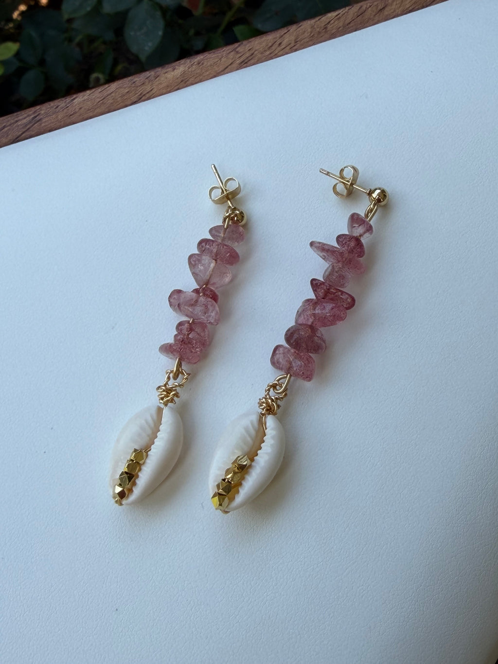 SHELLY ROSE EARRING- HANDMADE COLLECTION