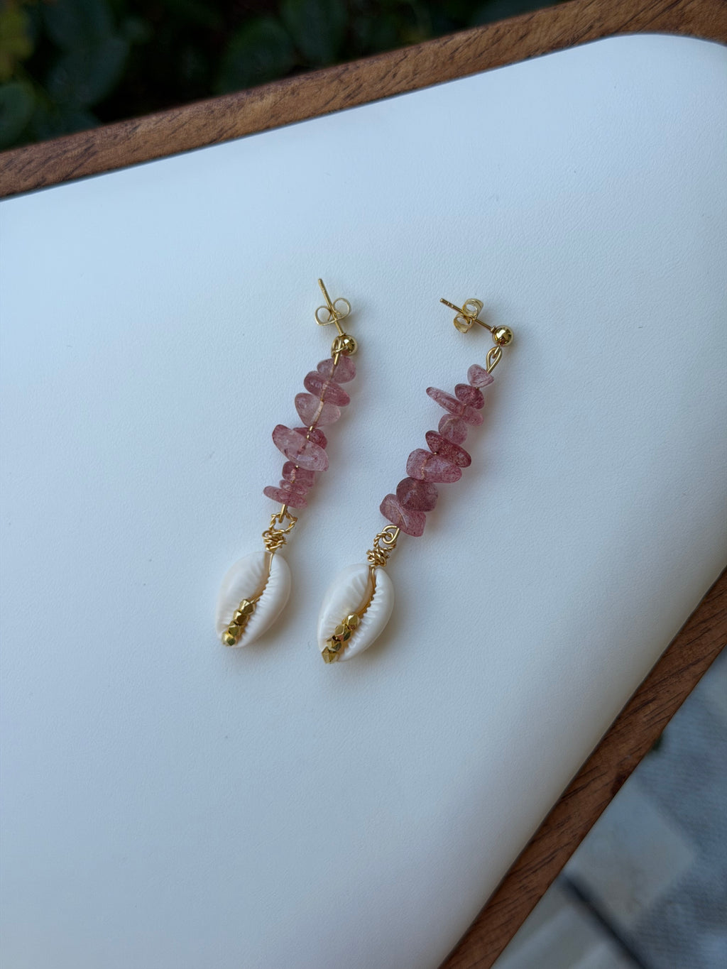 SHELLY ROSE EARRING- HANDMADE COLLECTION