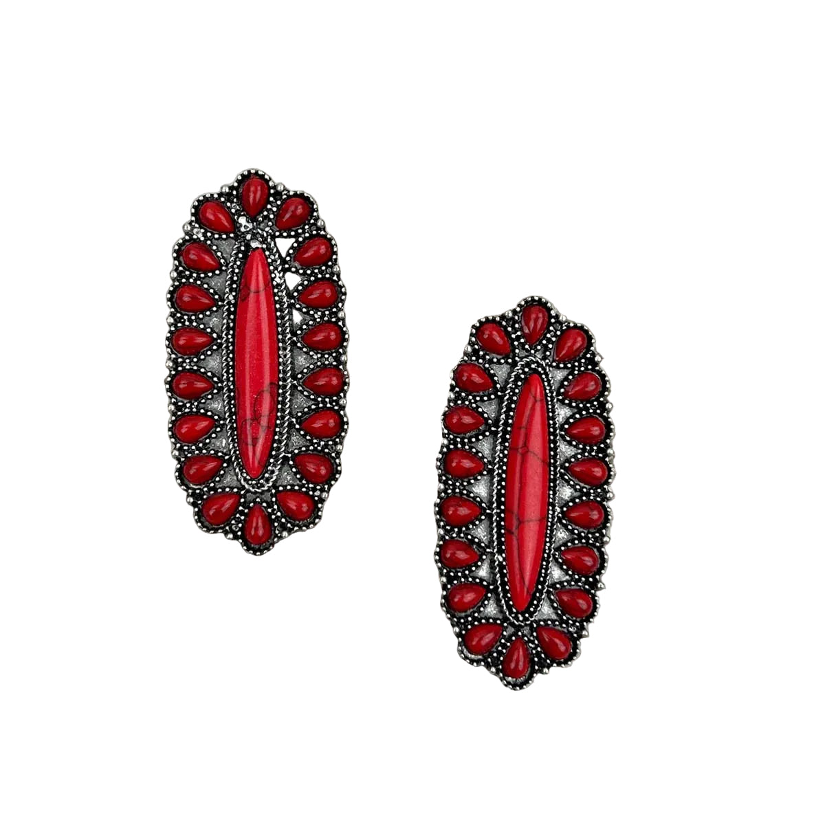 DELILAH JUNE EARRING- RED