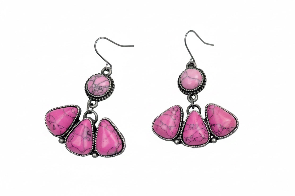 CLANCY EARRING- PINK