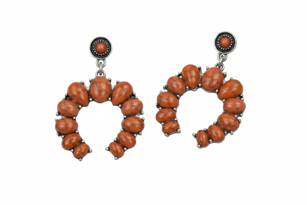 LILY GRACE EARRING- ORANGE