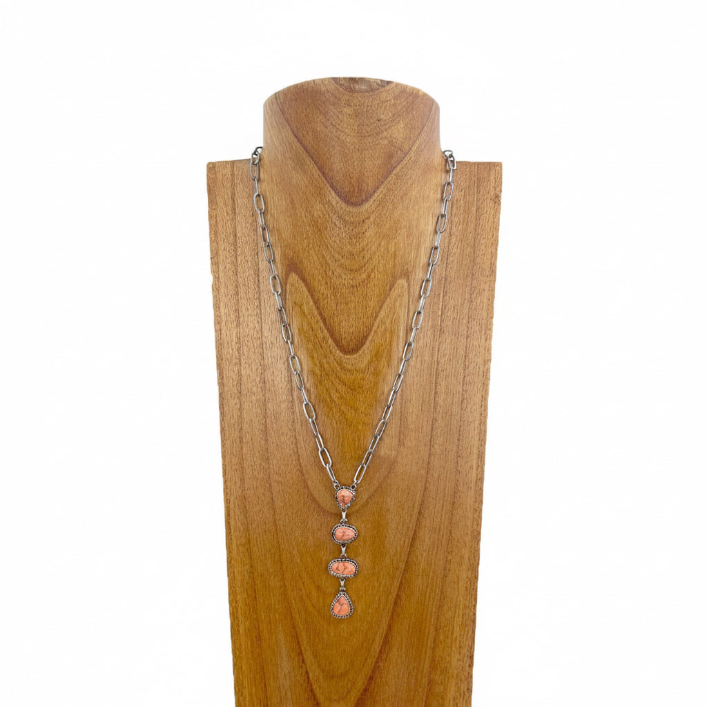 TILLY NECKLACE- ORANGE