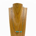 EMMY LOU NECKLACE- ORANGE, BLUE, GREEN MULTI