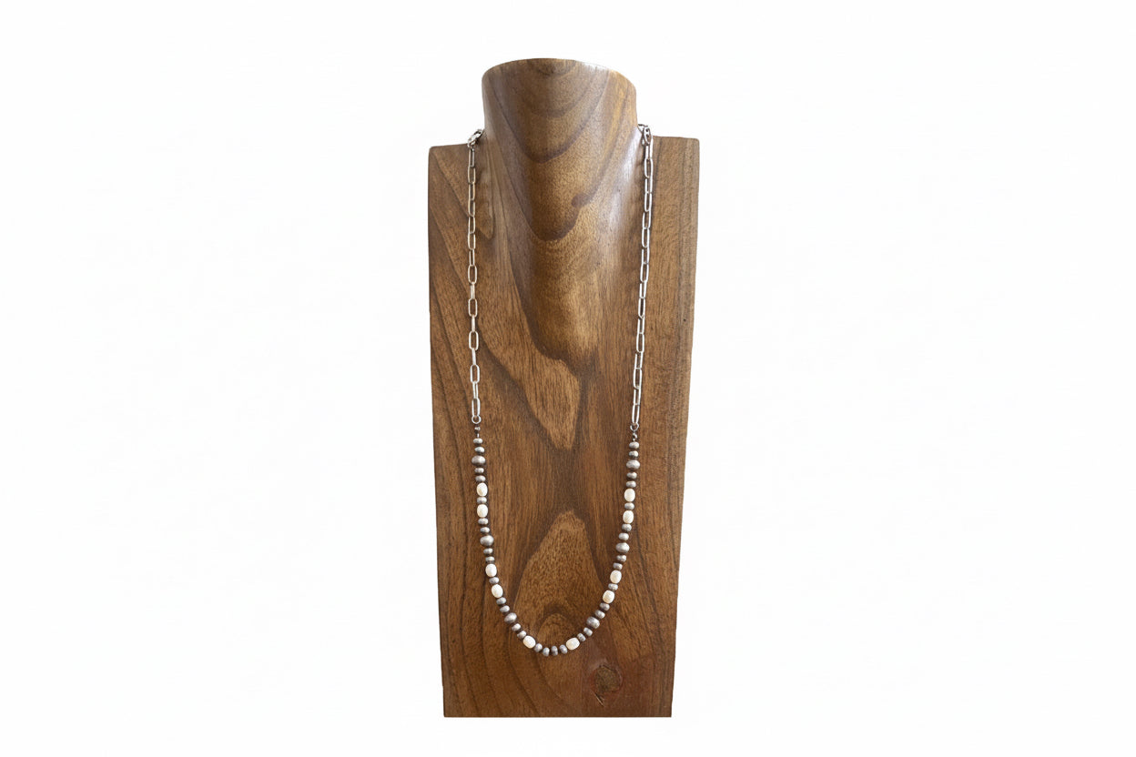 GRACE NECKLACE- WHITE