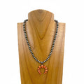 LILY GRACE NECKLACE- ORANGE